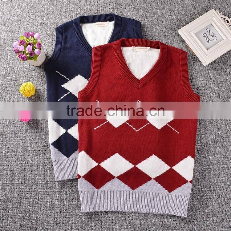 Sweater vest kindergarten boys school preschool uniform