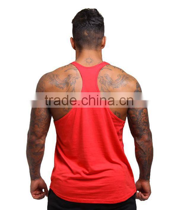 blank mens gym stringer, fitted gym stringer man