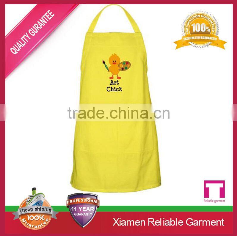 Hot sales waterproof waiter full length funny apron with printing