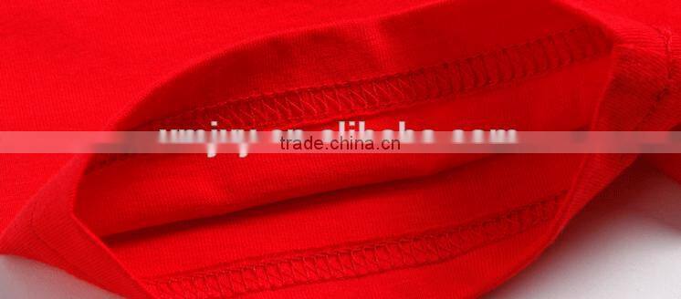 Fashion custom blank kids plain round neck short sleeve multi-color t shirts wholesale china supplier