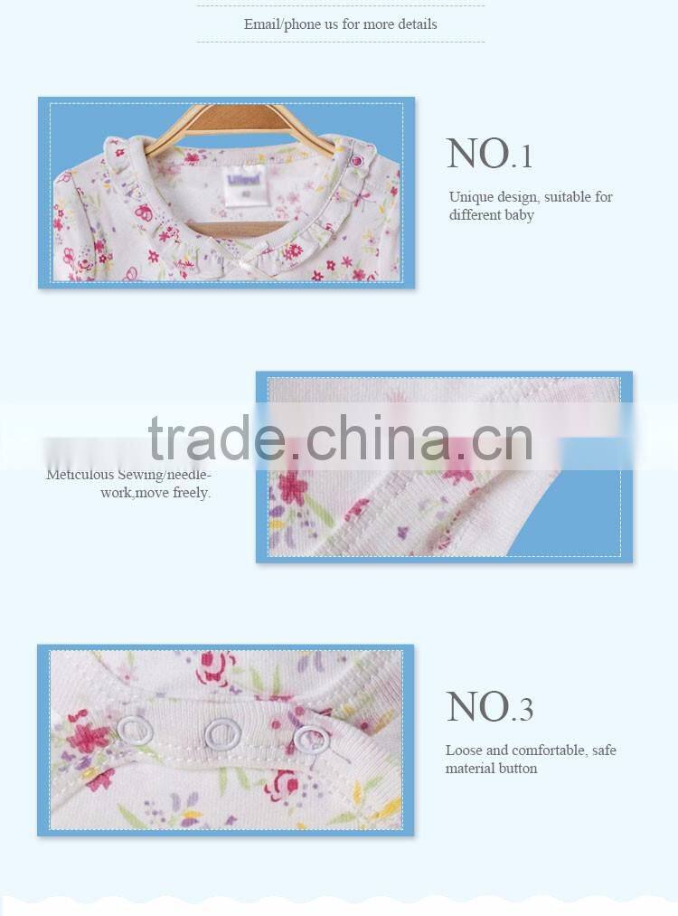 High Quality Floral Romper Newborn Baby Clothes