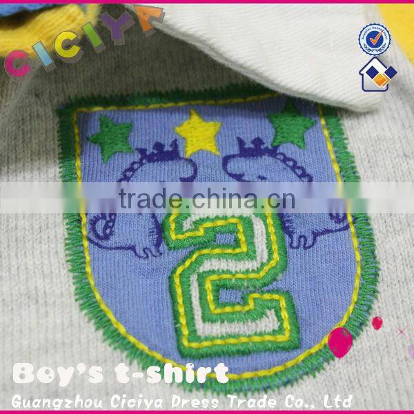 Stylish long sleeve polo baby boy tshirt