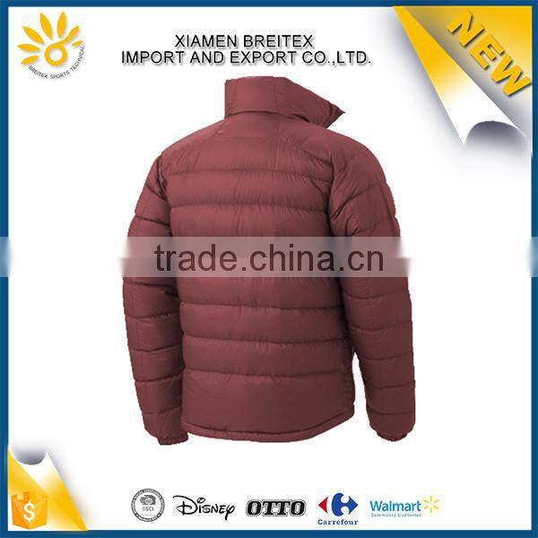 Good quality custom nylon outdoor winter light down jacket
