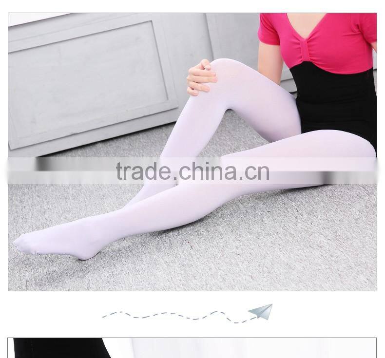 Flexible ballet tights full footed dance tights kids stockings pantyhose tights