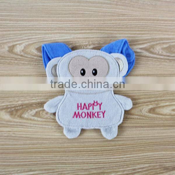 Happy Pink Cat Baby Cotton Bandana Bibs