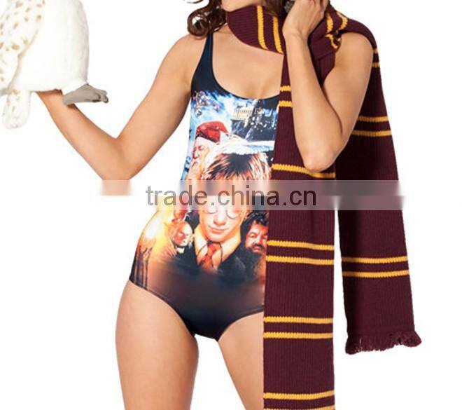 2013 New SEXY Womens European FIRST-YEAR SWIMSUIT One Piece Digital Print Backless Wetsuit S125-38