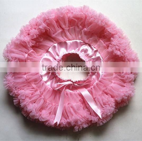 Fluffy tutu wholesale baby petiidress best fluffy skirt 3layer tulle ballet tutu