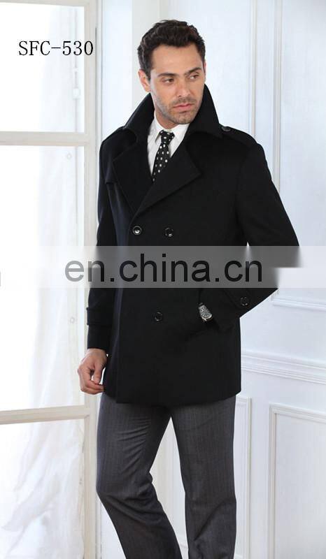 Luxury classic style men's wool suit