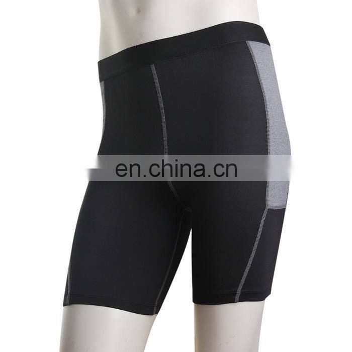 Men's Nylon Spandex Plain Sport Football Fit Running Shorts