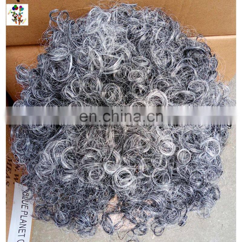 Adult Immortal Male Colonial Gray Silver Halloween Party Wigs HPC-0064