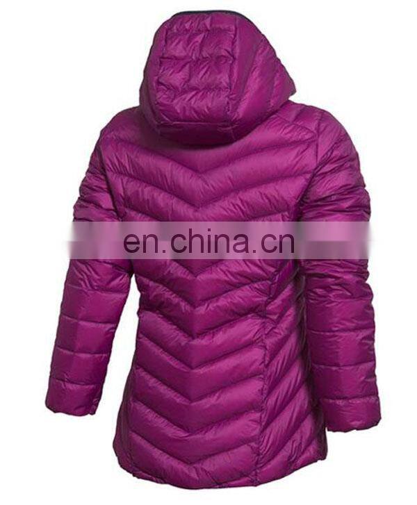 woman plus size windbreaker down jacket shiny shell