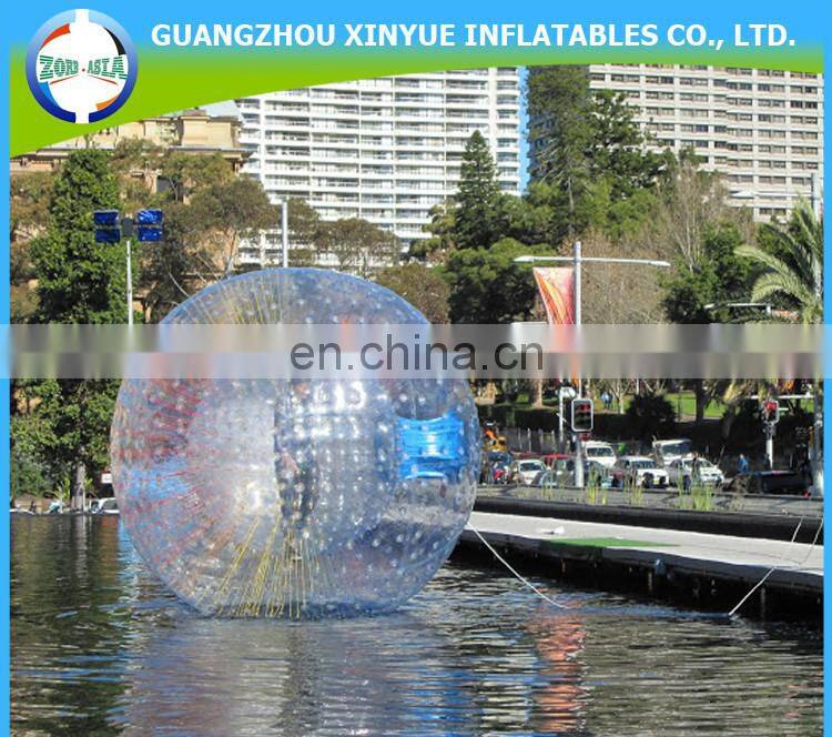 2015 inflatable type and nice design water walking ball bubble zorb