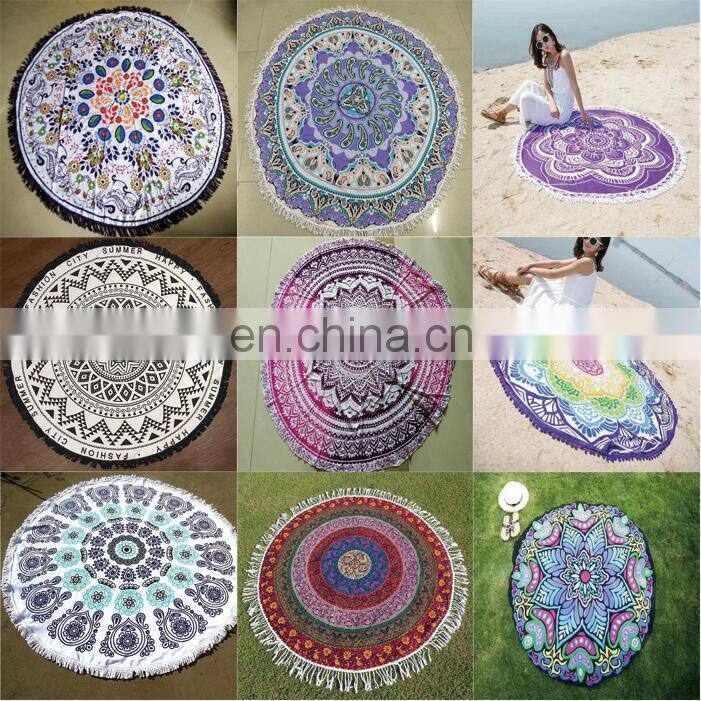 wholesale cheap reactive printing velour custom beach towels