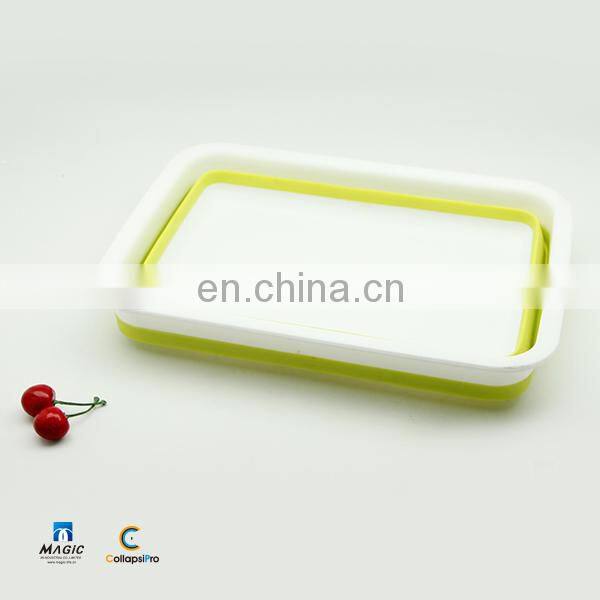 2018 Collapsible Kitchen Multi-Use Dish Storage Tray