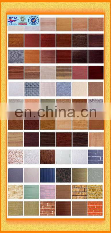 wooden grain coated PPGI PRE-PAINTED HOT-DIP ZINC COATED COIL FOR DECORATION