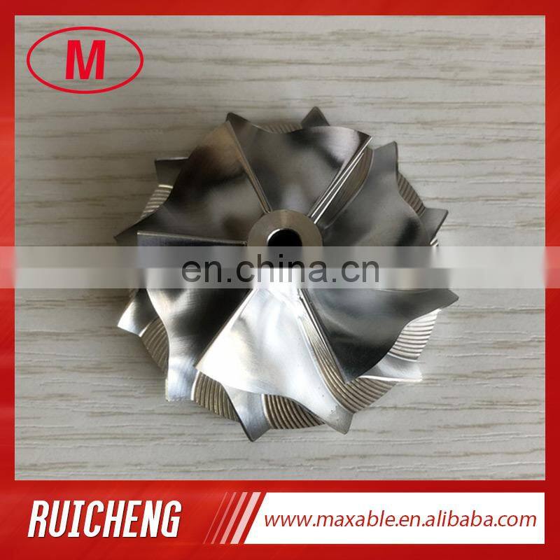 TD04H 44.00/56.00mm 6+6 blades high performance Turbocharger milling/aluminum 2618/billet compressor wheel