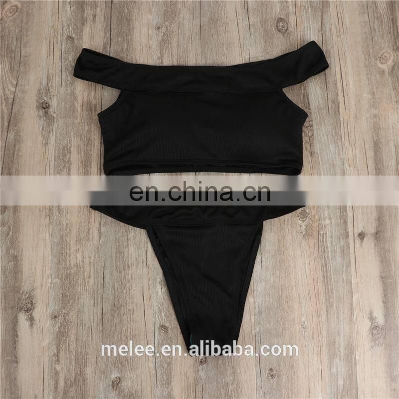 bikini Sexy Solid color Sling simple tie triangle Thong girl Beach Sun bath swimwear women swimsuit women biquini bikinis