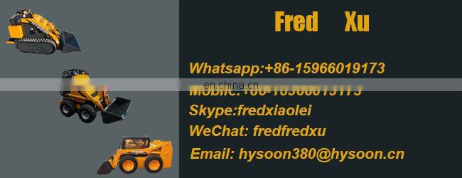 Multipurpose mini crawler loader excavator price