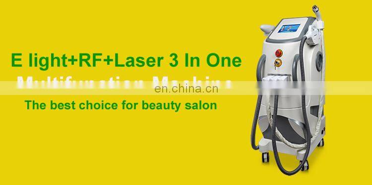 Professional elight ipl nd yag laser 4 in 1 beauty machine