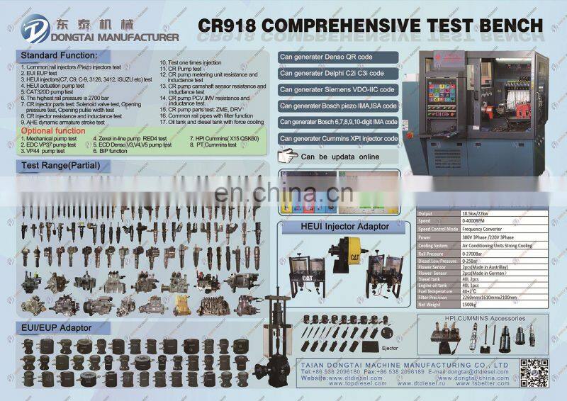 CRDI TESTER MACHINE COMMON RAIL INJECTOR TESTER DIESEL FUEL PUMP TEST BENCH CR825