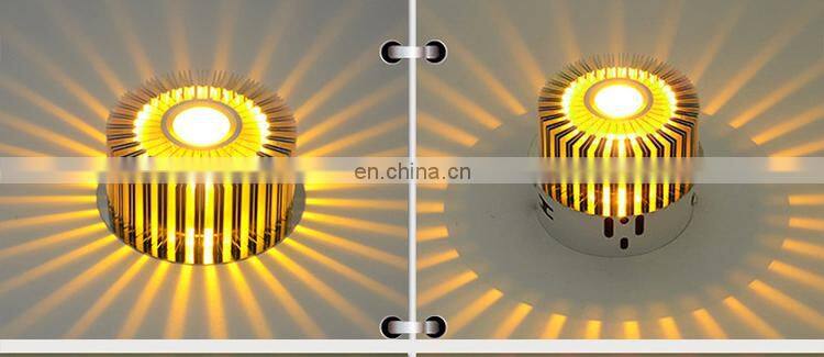 Creative Modern Light LED Sun Flower Wall Light Aisle Corridor Decorative Ceiling Light