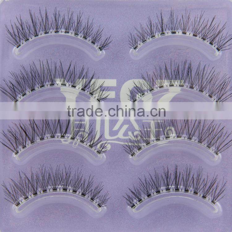 100% human hair private label eyelash false eyelashes wholesale price