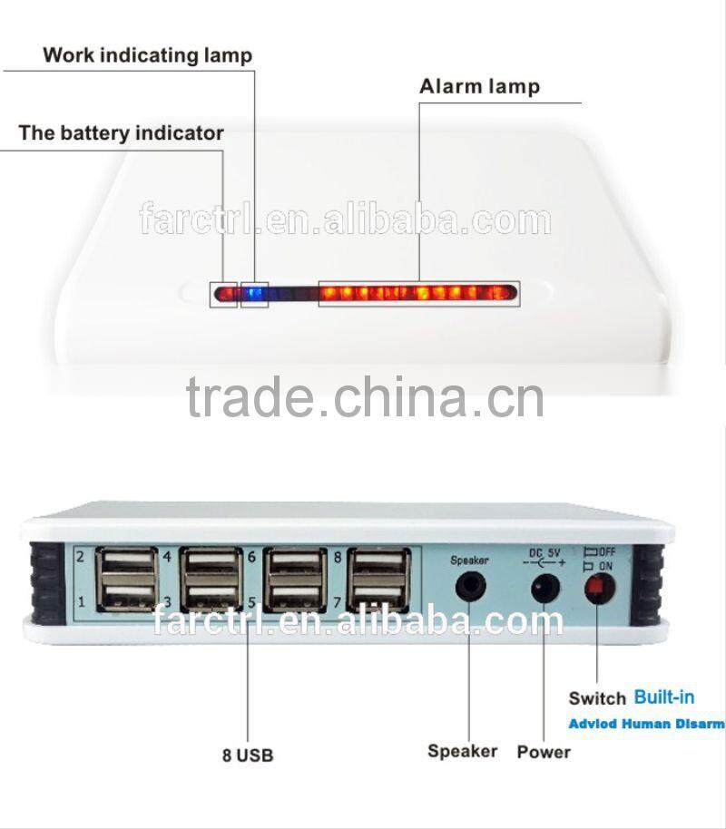 With Charger Capacity Multi Ports Anti-theft Alarms