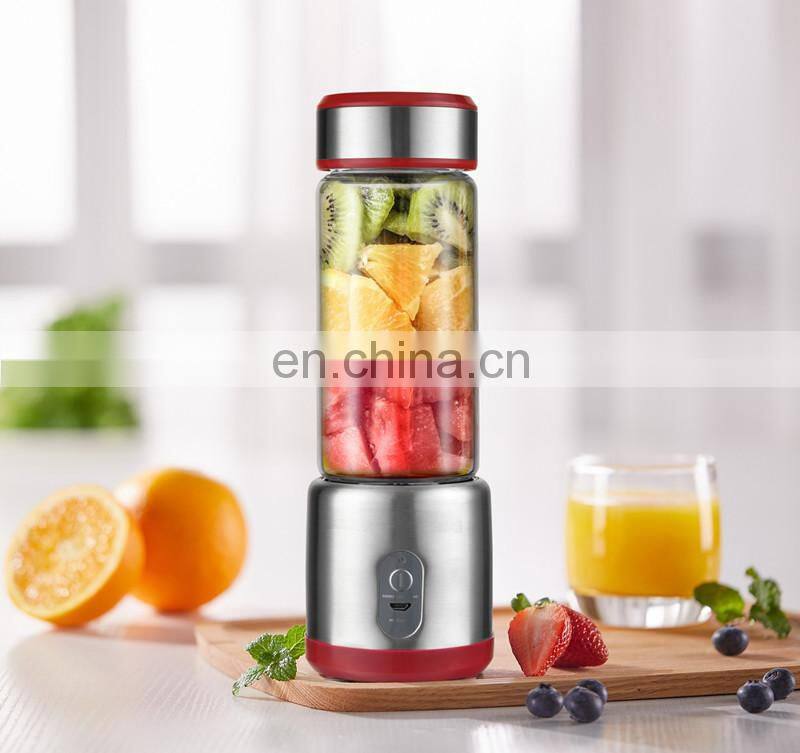 Personal 450ml USB Rechargeable Blender Six Blades Portable Blender
