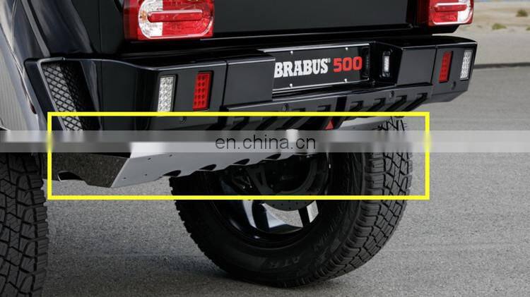 Aluminum alloy rear skid plate for w463 g500 4*4 rear down board fit for MB g500 g55 g65 brabas auto parts for g500 4*4