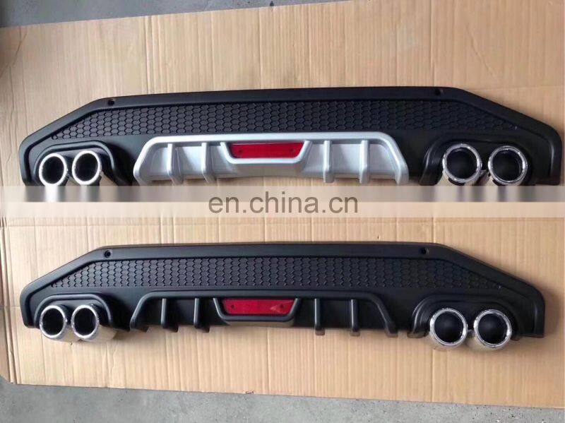 auto parts rear bumper diffuser lip ABS plastic for i20 2018+