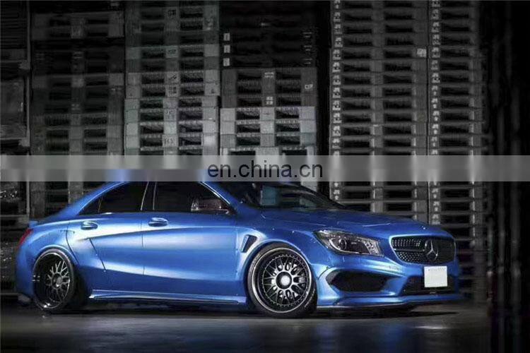 Carbon fiber revoz&port style wide body kit for Mercedes Benz cla45 class w117 front lip rear lip side skirts fender spoiler