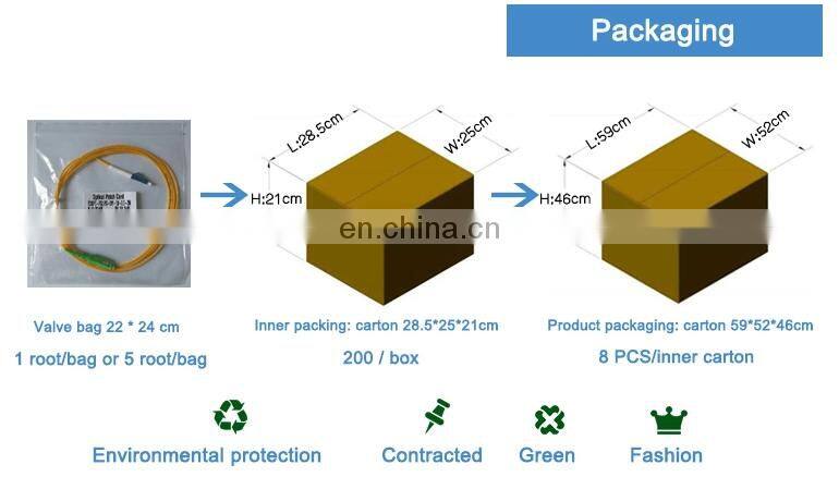 Fiber Optical 1m 1.5m 3m 5m 10m Lc Fc Fibra Optica Pigtail Sc Ap c Jumper Wire Cable 2mm 3mm Patch Cord