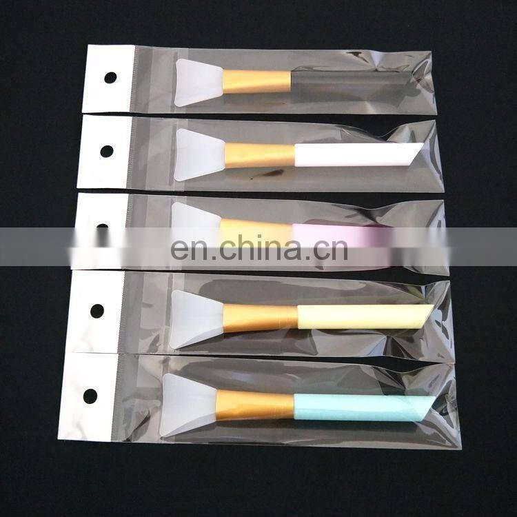 High quality Facial flat mask brush private label silicone beauty tools cosmetic brushes Mud Mask makeup Brush