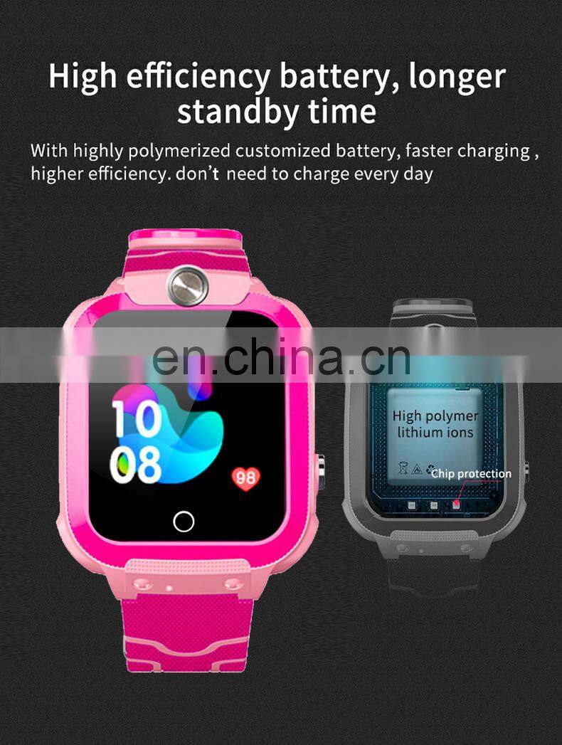 Hot Sale Temperature Mobile Phones SOS Call Smart Watch Kids Lbs Gps & Tracking Smartwatches Wearable Devices