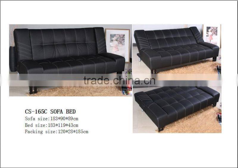 Modern Leather PU Sofa Bed Home Furniture