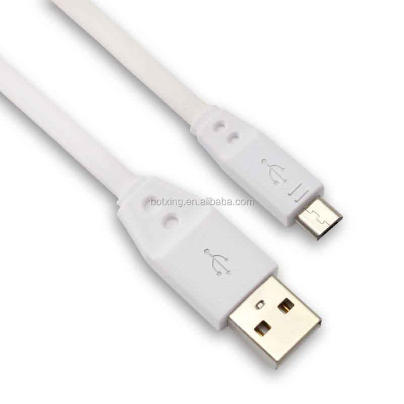 3.3ft/1m high quality flat micro usb fast charging data cable sync charger for Vivo Oppo android phone