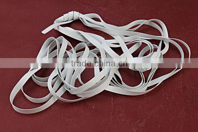 Natural Eco-friendly Colorized Elastic Smooth Rubber Belt