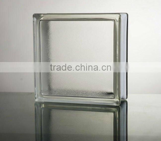 decorative clear glass wall brick