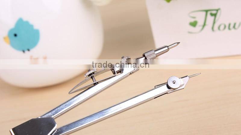 Metal compasses Set drawing instruments Silver color apply to school and office custom as client's requirements factory made