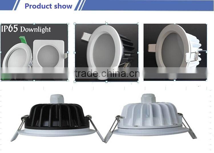 2015 Top selling modern designs 100V-240V IP65 smd 7W/9W/12W/15W recessed down lights led