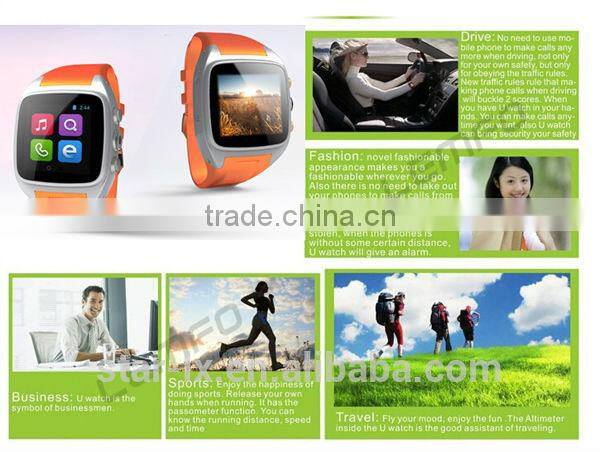 Smart phone with single SIM card and SD card , mobile phone watch