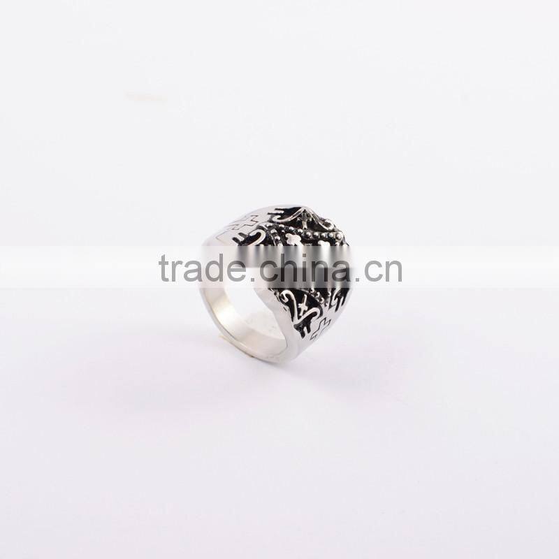 High Quality 316L Stainless Steel Material New Silver Ring Models For Men