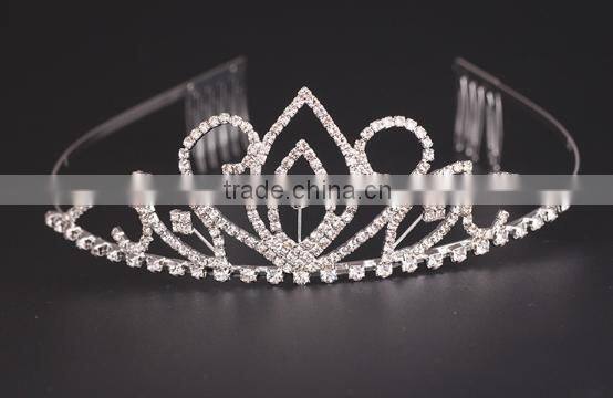 New arrival princess crown for girls children crowns and tiaras for 2016