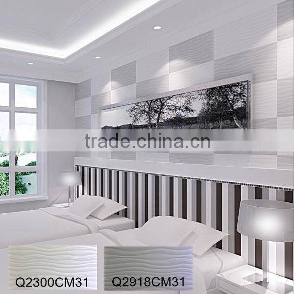 300X600 wavy white wall tile porcelain tile