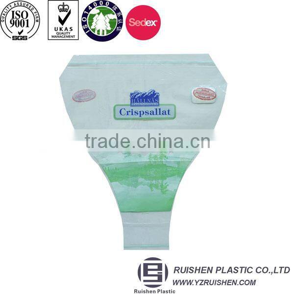 Bopp plastic printed bag for packing vegetables