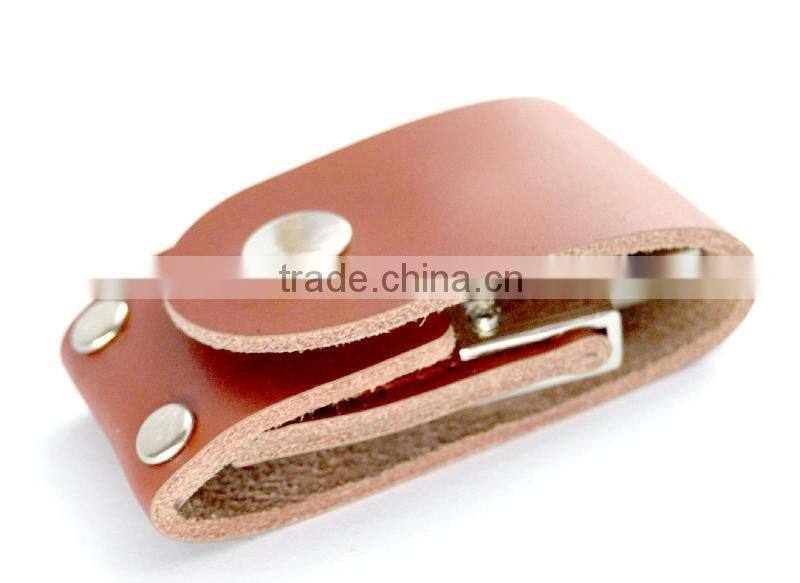 USB 2.0 Driver Luxury 16GB Black Leather USB Flash Drive