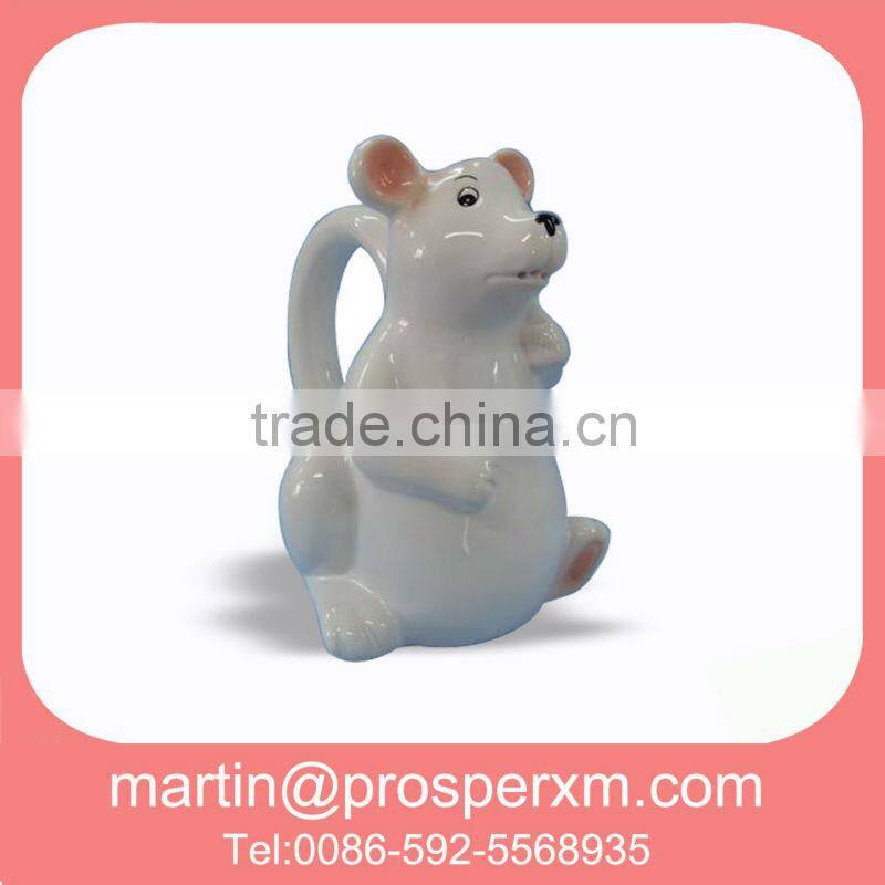 Mouse design ceramic garden flower pot
