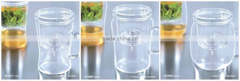 Pyrex Glass Teacups/ Personal Office Glass Mugs with Deeper