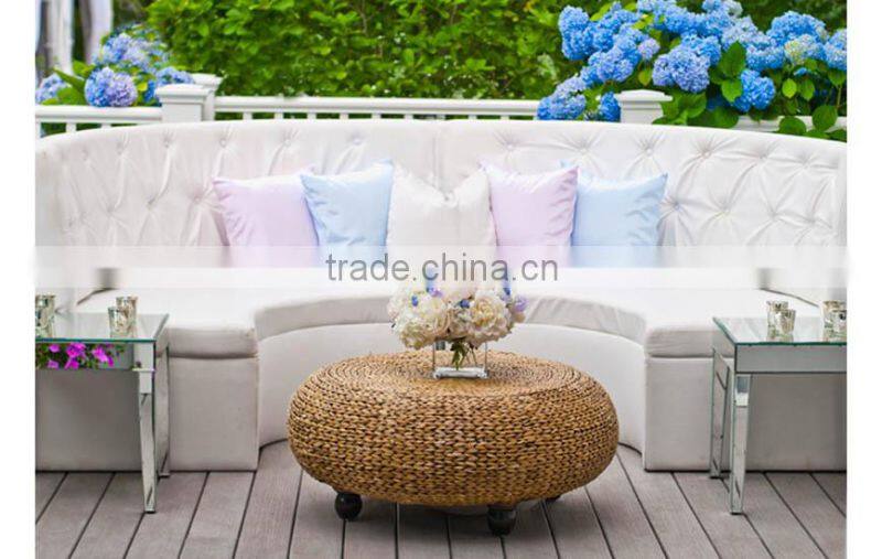 Half-circle white backrest wedding sofa XW1018