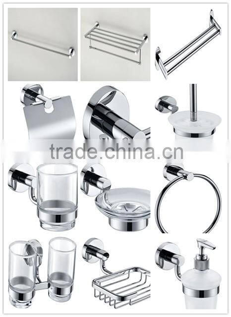 DEBO hot sell 7pc hotel Stainless Steel bothroom accessories